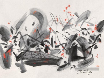  encre - Encre Abstrait ZDQ Abstraite chinoise